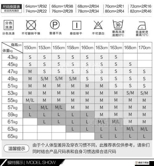 2023 年国产尺码和欧洲尺码表- 全面对比